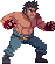 Bruiser, a fighter from Enter The Dojo