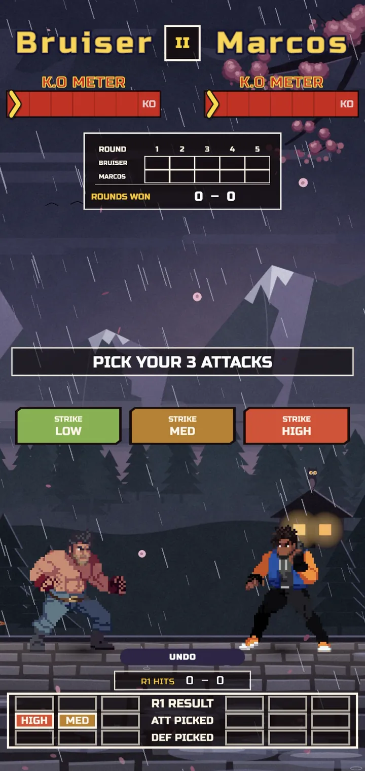 Pick your three attacks